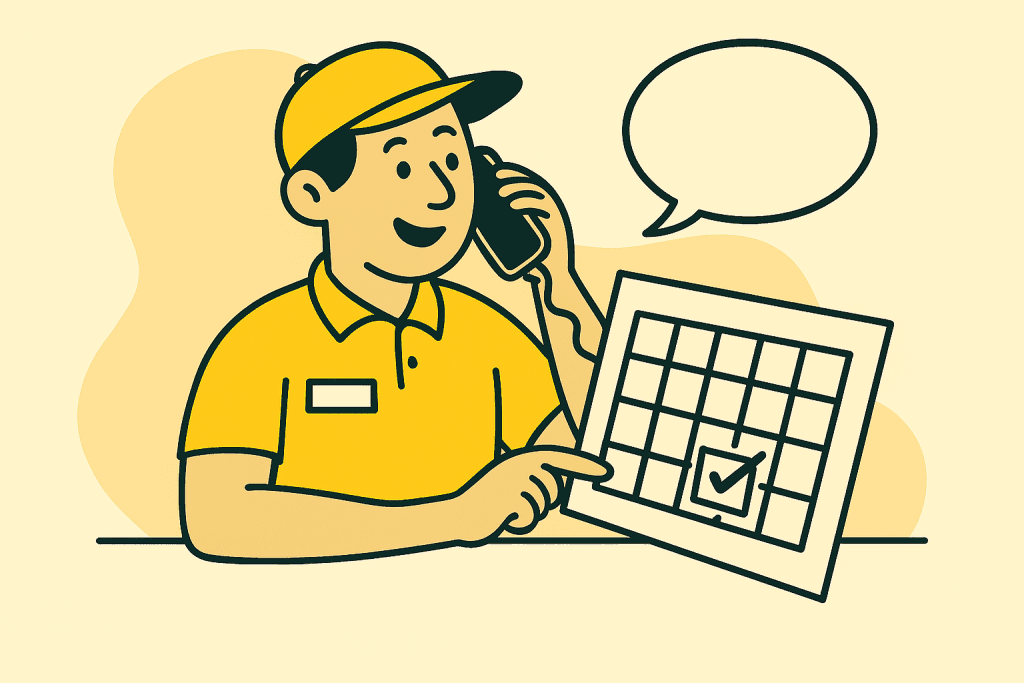 Step 2: Receive a free dock service quote