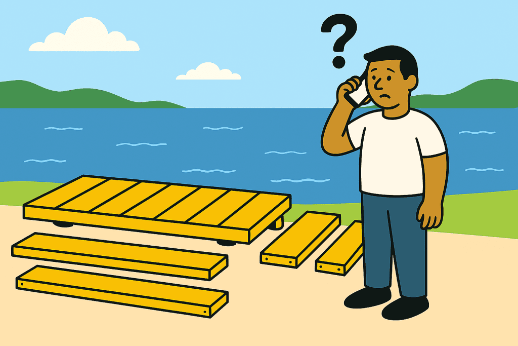 Step 1: Contact ShoreWeCan for dock services